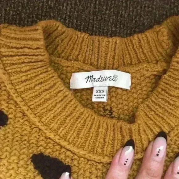 Madewell Painted Spots Pullover Sweater - Picture 4 of 5